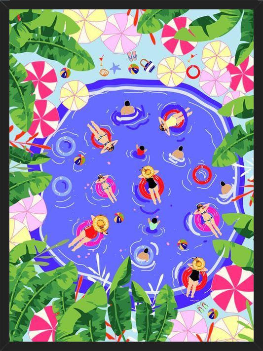 Cuadro Pool Party