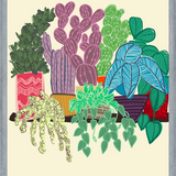 Cuadro cactus en maceta