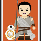 Cuadro Rey e BB8 Toy