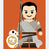 Cuadro Rey e BB8 Toy