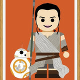 Cuadro Rey e BB8 Toy