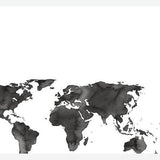 Cuadro Black World Map