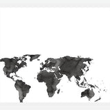 Cuadro Black World Map