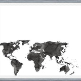 Cuadro Black World Map