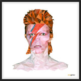 Cuadro David Bowie Low Poly