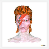 Cuadro David Bowie Low Poly