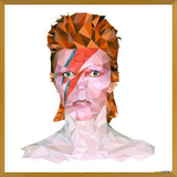 Cuadro David Bowie Low Poly