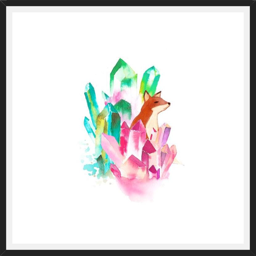 Cuadro Crystal Forest I
