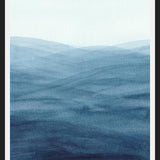 Cuadro Watercolor abstract waves