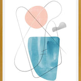 Cuadro Abstraction with gray lines 9