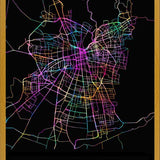 Cuadro Santiago Street Map