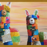 Cuadro Alpacas