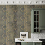 Papel Mural Art deco gold 1