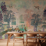 Papel Mural jardín de aves