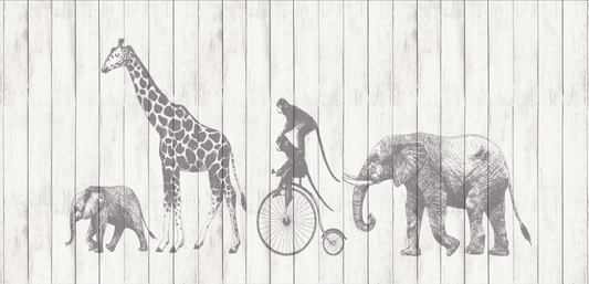 Papel Mural Camino de Animales