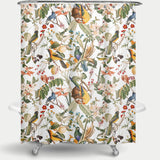 Cortina de Baño Floral and Birds XXXII