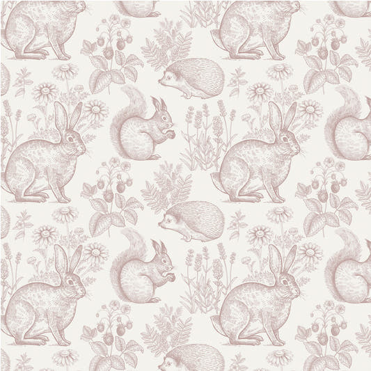 Mantel de Hule Dulce Bosque Rosado