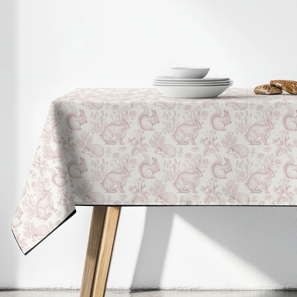 Mantel de Hule Dulce Bosque Rosado