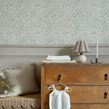 Papel Mural Watercolor Green leaves