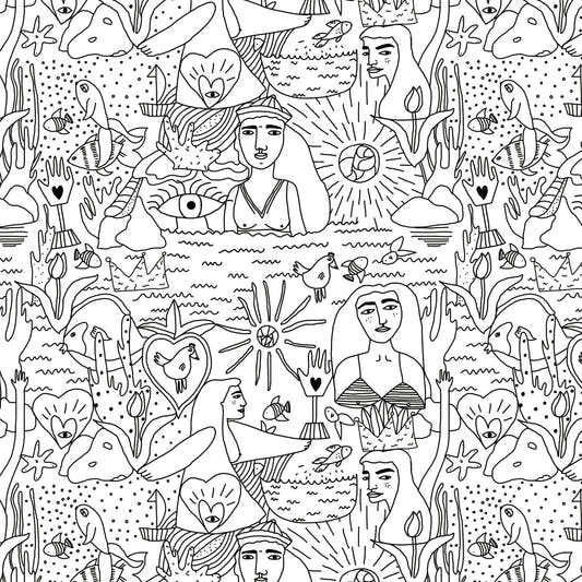 Mantel de Hule Pattern Marino 011 2