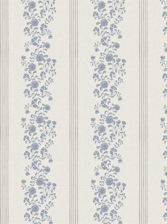 Papel Mural Lilly Blue