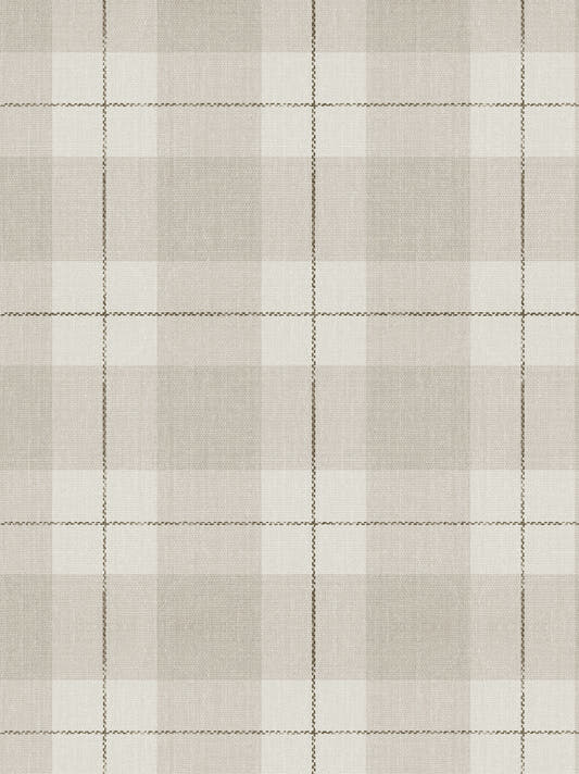Papel Mural Plaid Beige