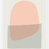 Cuadro Simple shapes in soft tones 6