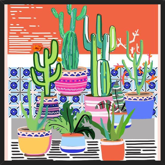 Cuadro Cactus Window