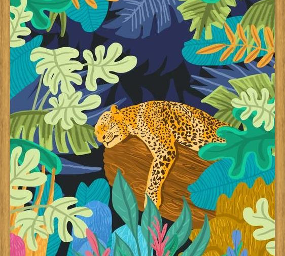 Cuadro Sleeping Panther