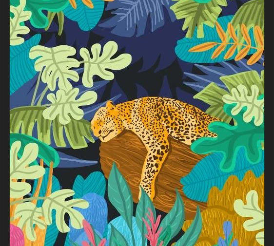 Cuadro Sleeping Panther