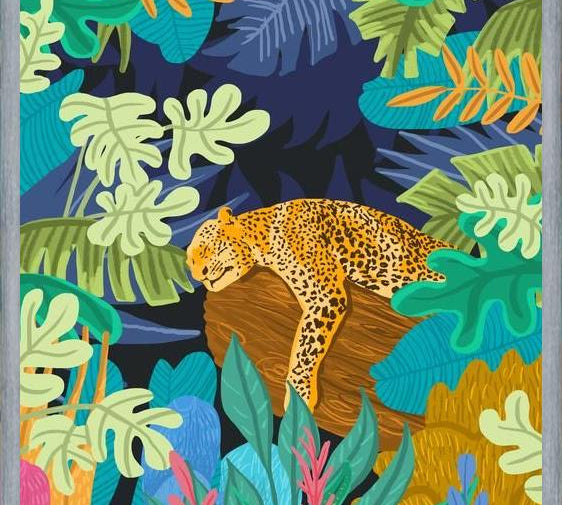 Cuadro Sleeping Panther