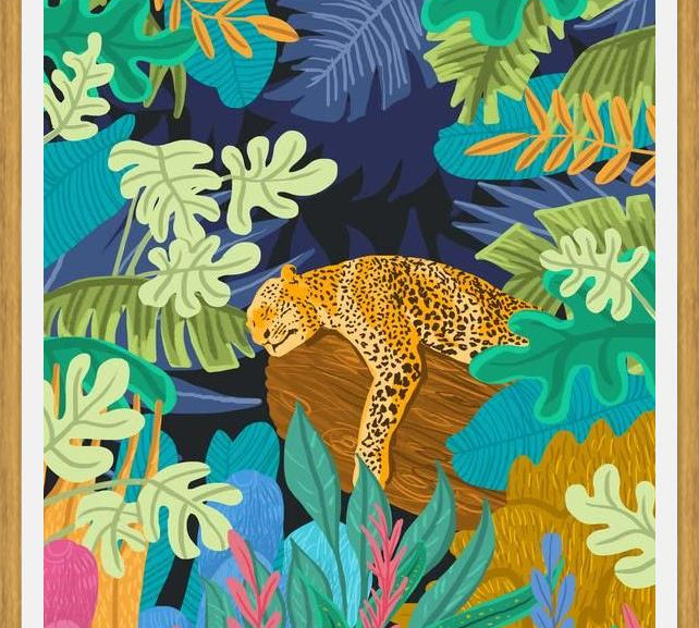 Cuadro Sleeping Panther