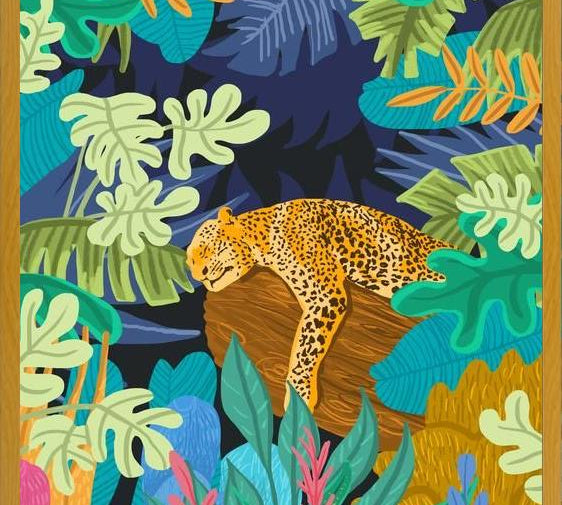 Cuadro Sleeping Panther