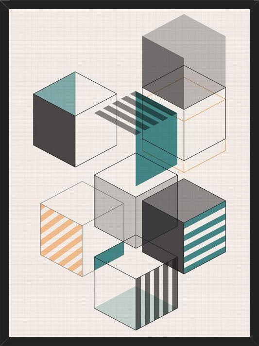 Cuadro Cubes 2