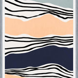 Cuadro Modern irregular Stripes 08