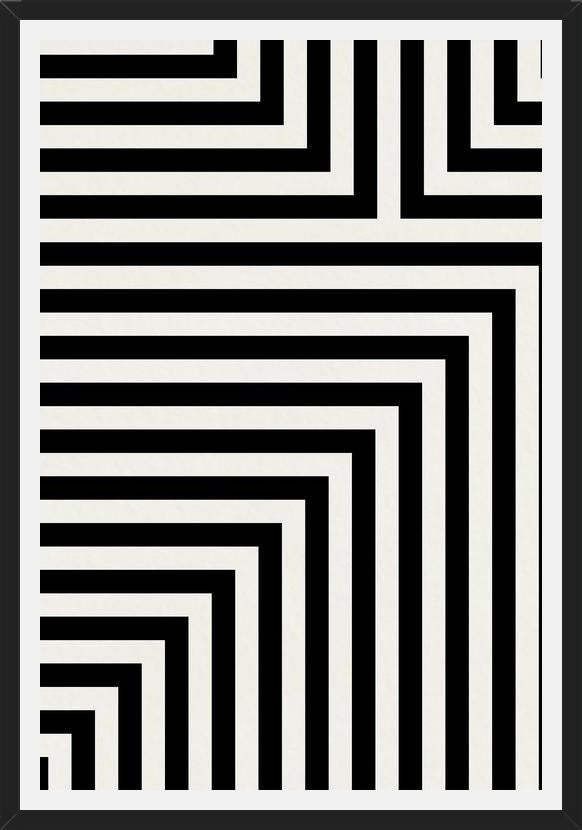 Cuadro MINIMALIST LINES - BLACK 01