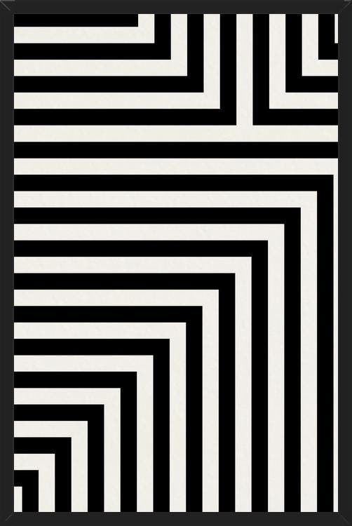 Cuadro MINIMALIST LINES - BLACK 01