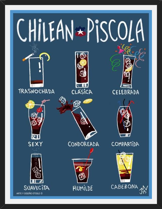Cuadro Chilean Piscola