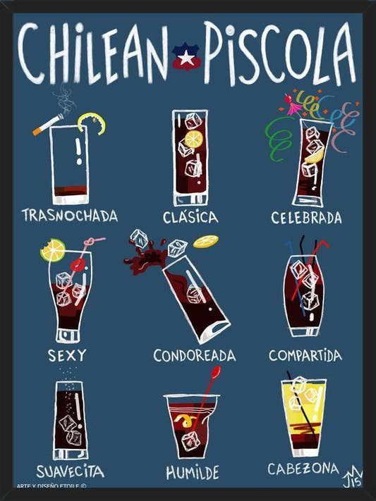 Cuadro Chilean Piscola