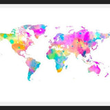 Cuadro Watercolor World