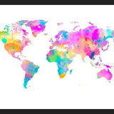 Cuadro Watercolor World