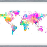 Cuadro Watercolor World