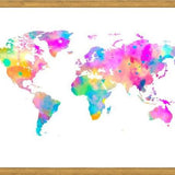 Cuadro Watercolor World