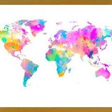 Cuadro Watercolor World