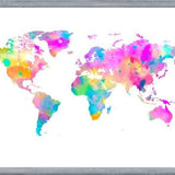 Cuadro Watercolor World