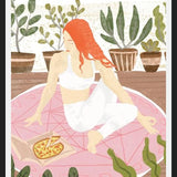 Cuadro Yoga + Pizza