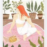 Cuadro Yoga + Pizza