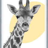 Cuadro Jirafa en amarillo