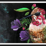 Cuadro colibri universo