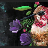 Cuadro colibri universo